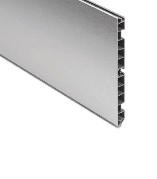 Aluminium kick plate 3m by 150